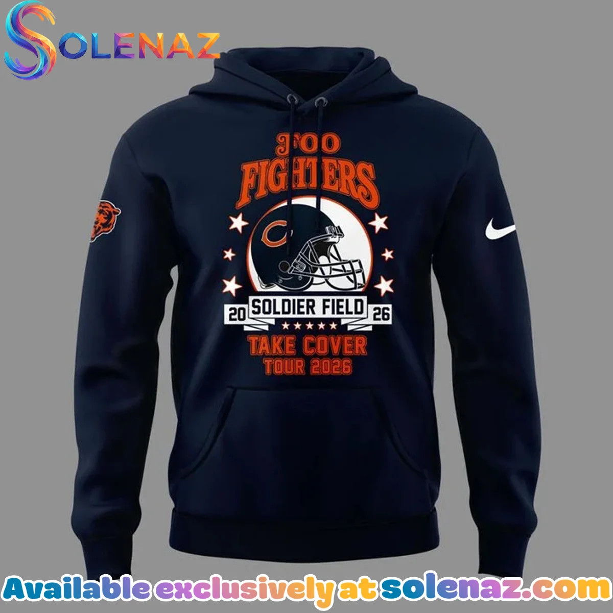 Foo Fighters x Chicago Bears - Take Cover Tour T-Shirt & Hoodie (Release 1) Foo Fighters x Chicago Bears - Take Cover Tour T-Shirt & Hoodie (Release 1)