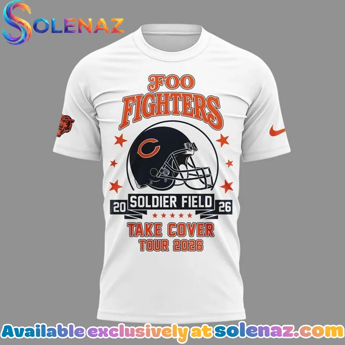 Foo Fighters x Chicago Bears - Take Cover Tour Shirt & Hoodie (Style 5) Foo Fighters x Chicago Bears - Take Cover Tour Shirt & Hoodie (Style 5)