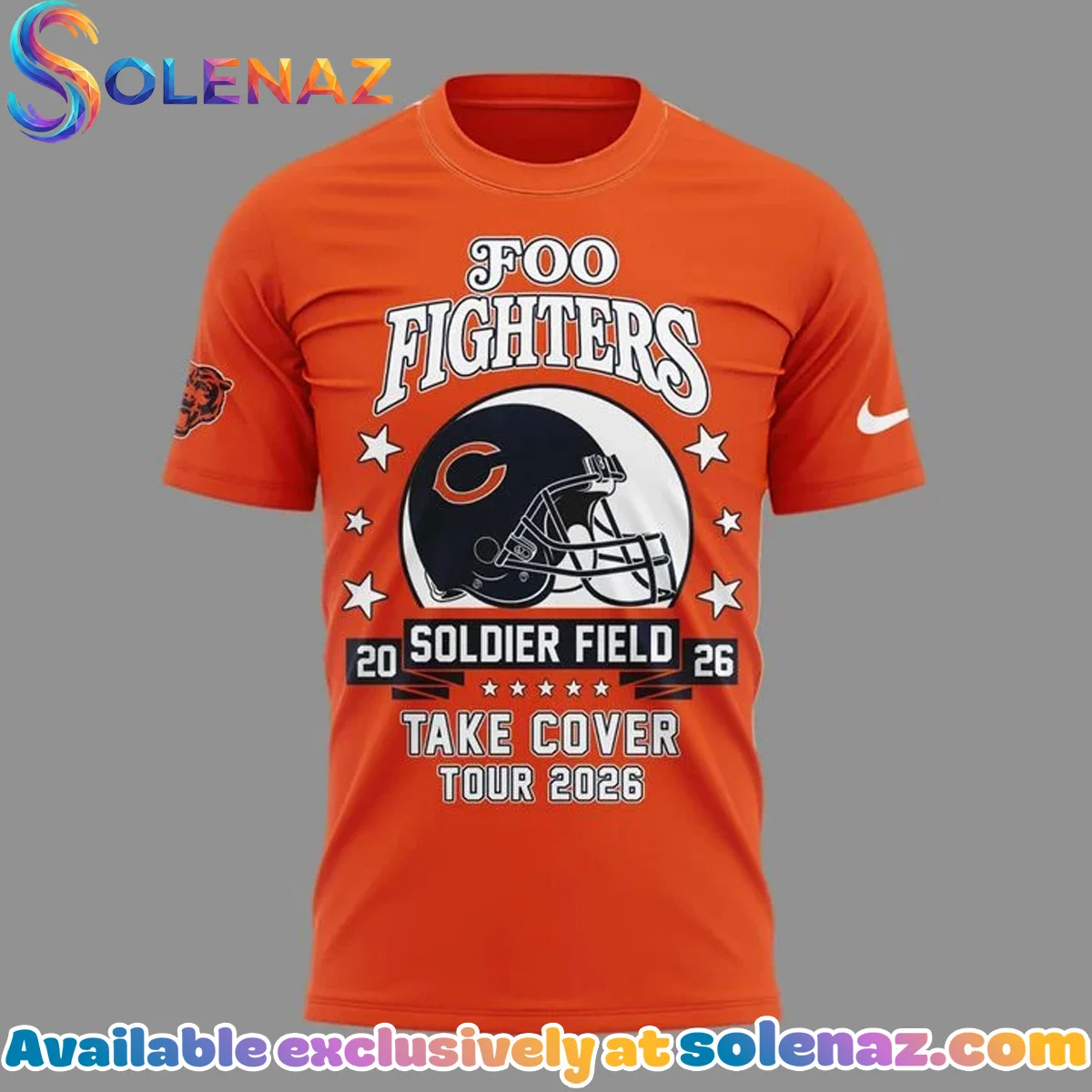 Foo Fighters x Chicago Bears - Take Cover Tour Shirt & Hoodie (Design 6) Foo Fighters x Chicago Bears - Take Cover Tour Shirt & Hoodie (Design 6)