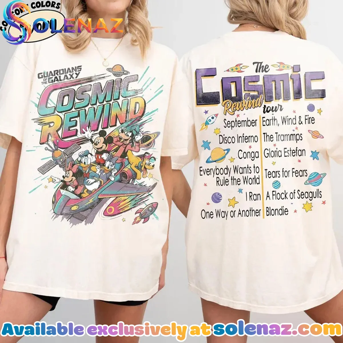 Mickey & Friends, Guardians Of The Galaxy, Cosmic Rewind T-Shirt & Hoodie