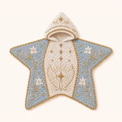 Baby Crochet Starfish Swaddle Blanket 2