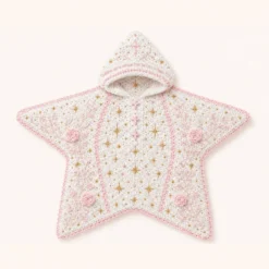 Baby Crochet Starfish Swaddle Blanket 3