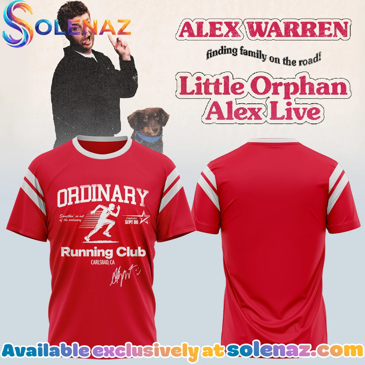 Alex Warren Little Orphan Alex Tour T-Shirt & Hoodie - Series 17
