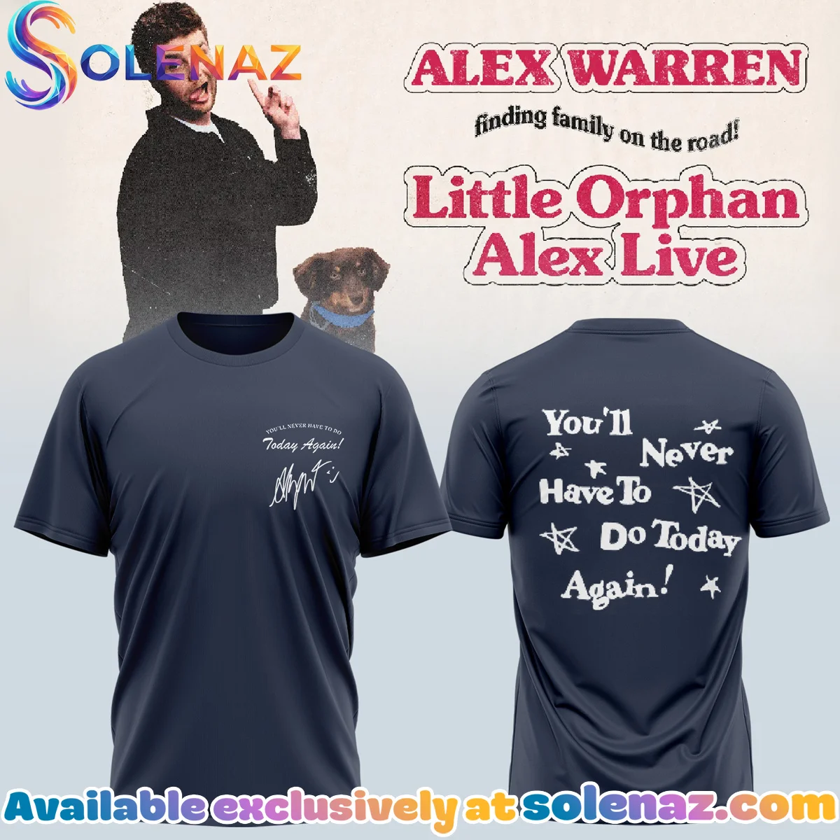 Alex Warren Little Orphan Alex Tour T-Shirt & Hoodie [Batch 12]