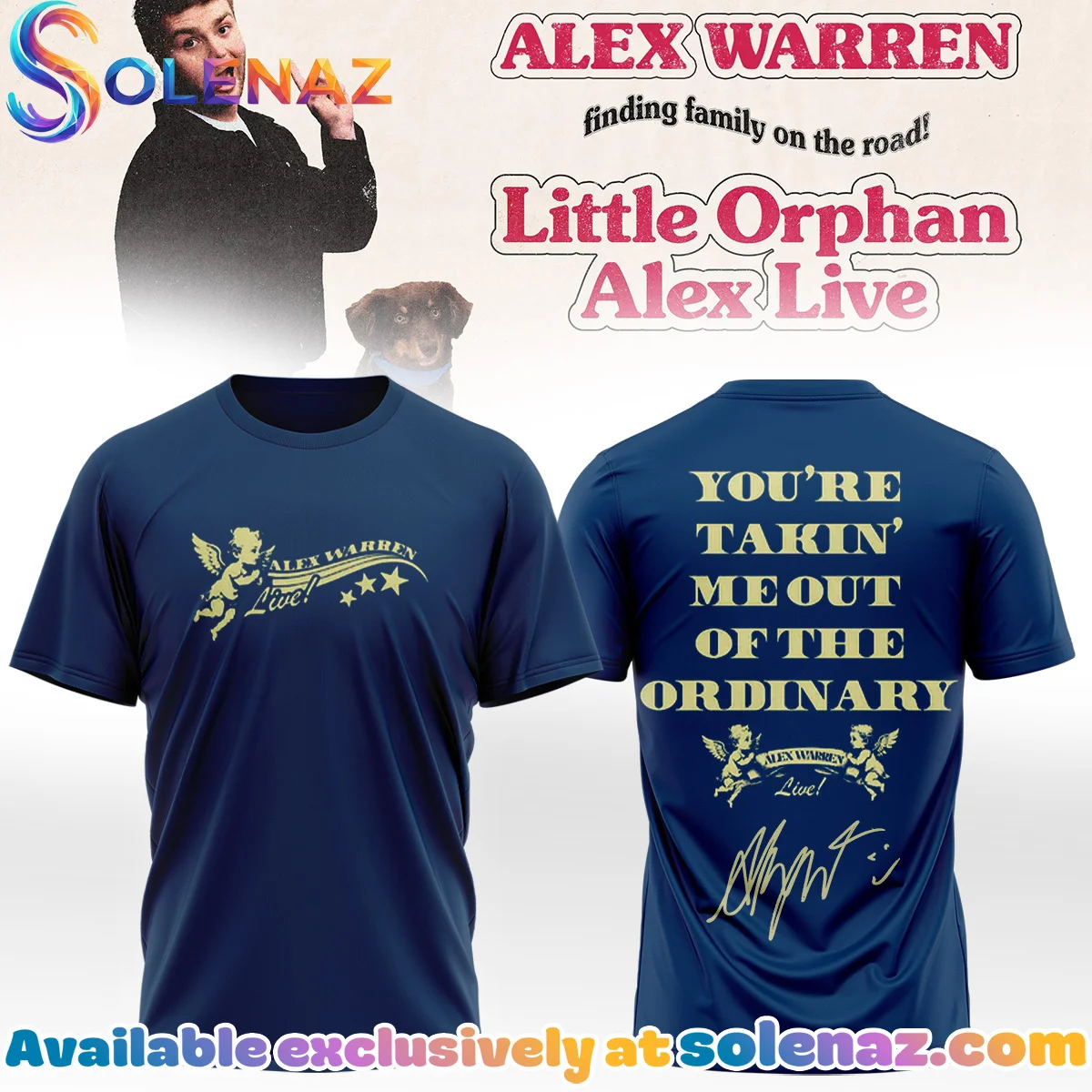 Alex Warren Little Orphan Alex Tour Shirt & Hoodie - Series 9
