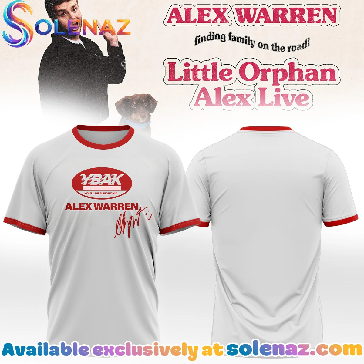 Alex Warren Little Orphan Alex Tour T-Shirt & Hoodie [Drop 11]