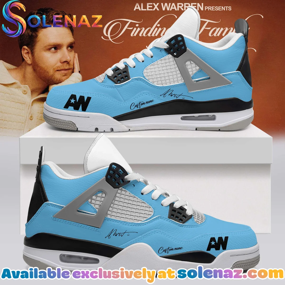 Alex Warren Little Orphan Alex Tour Custom Air Force 1 & Jordan 1 Shoes - Series 21