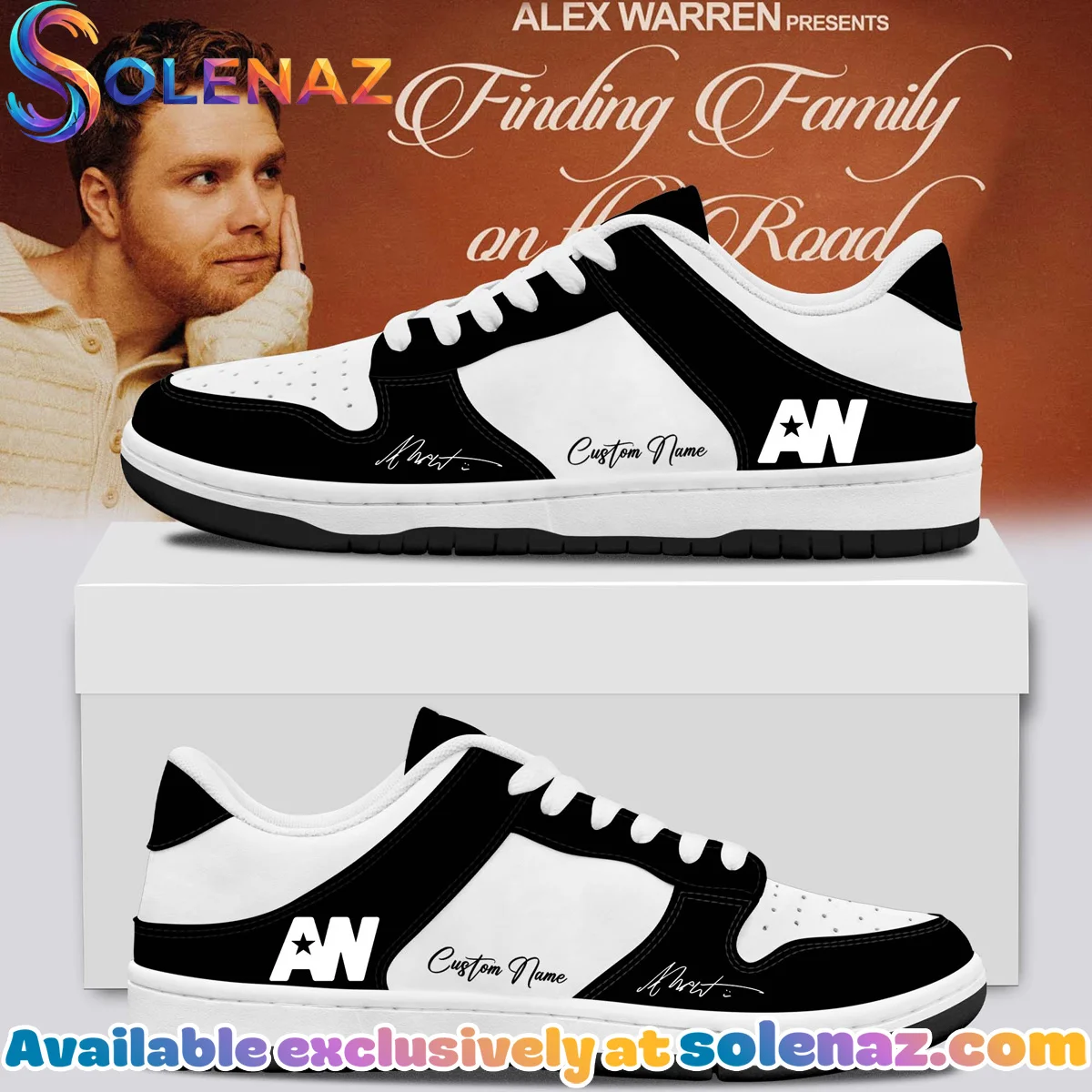Alex Warren Little Orphan Alex Custom Air Force 1 & Jordan 1 Shoes (Design 1)
