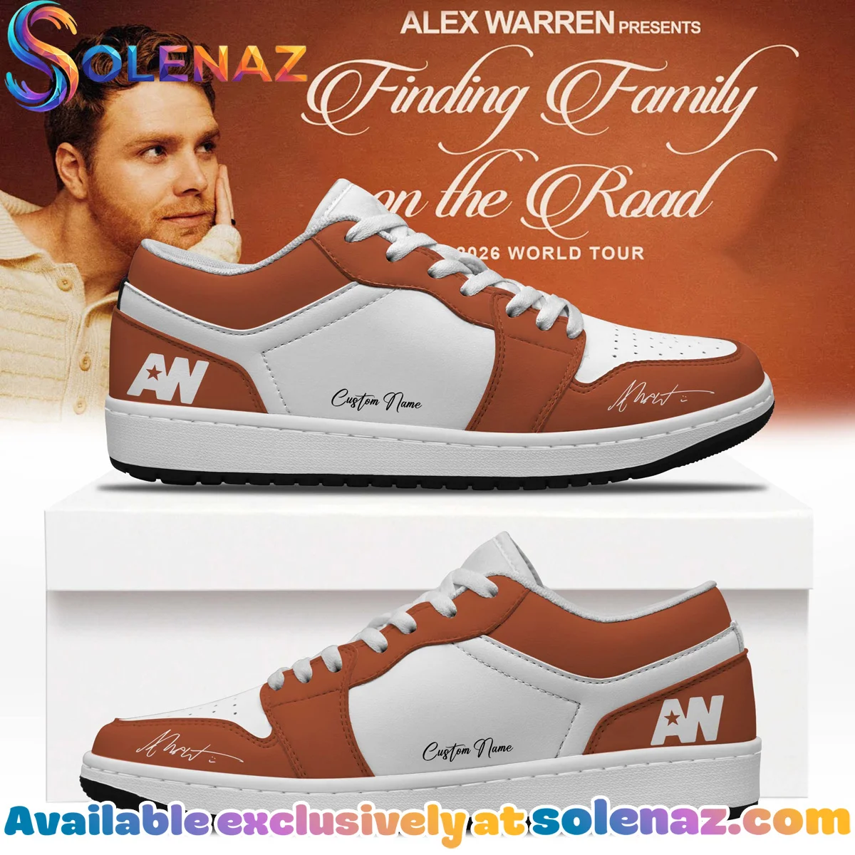 Alex Warren Little Orphan Alex Custom Air Force 1 & Jordan 1 Shoes - Series 2