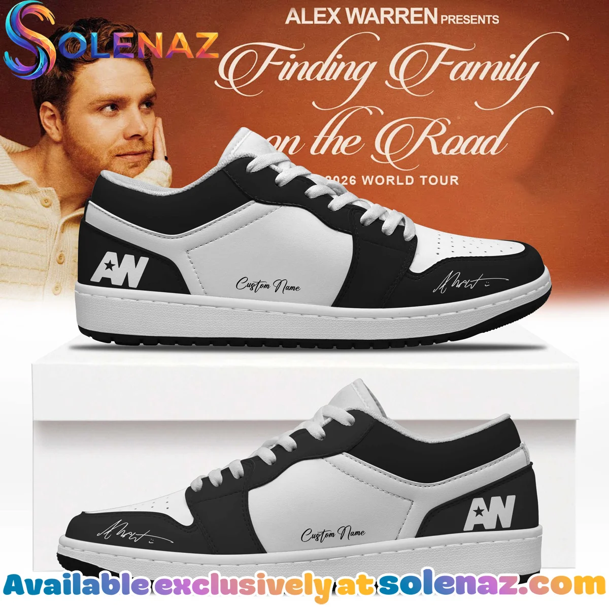Alex Warren Little Orphan Alex Custom Air Force 1 & Jordan 1 Shoes (Release 4)