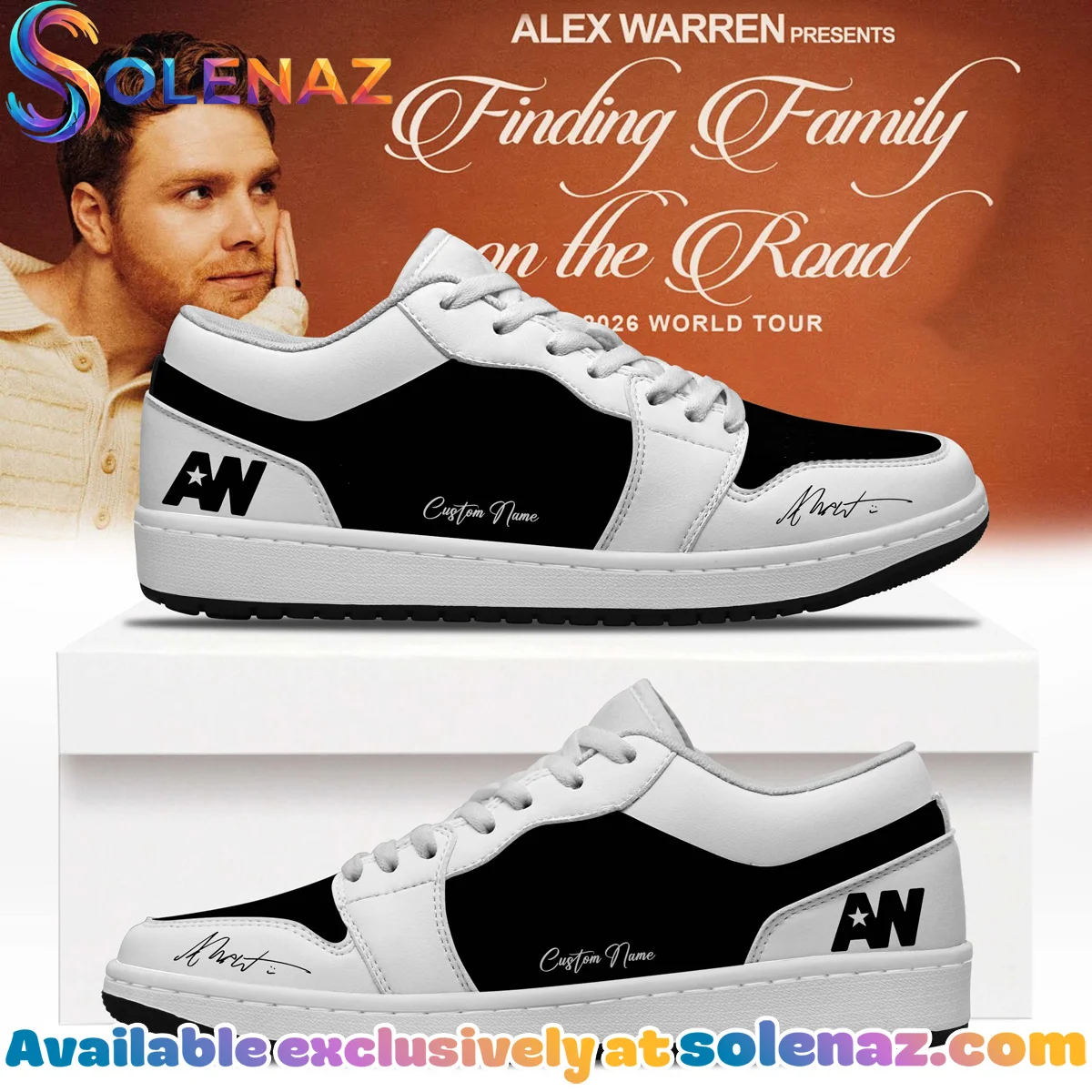 Alex Warren Little Orphan Alex Custom Air Force 1 & Jordan 1 Shoes [Batch 5]