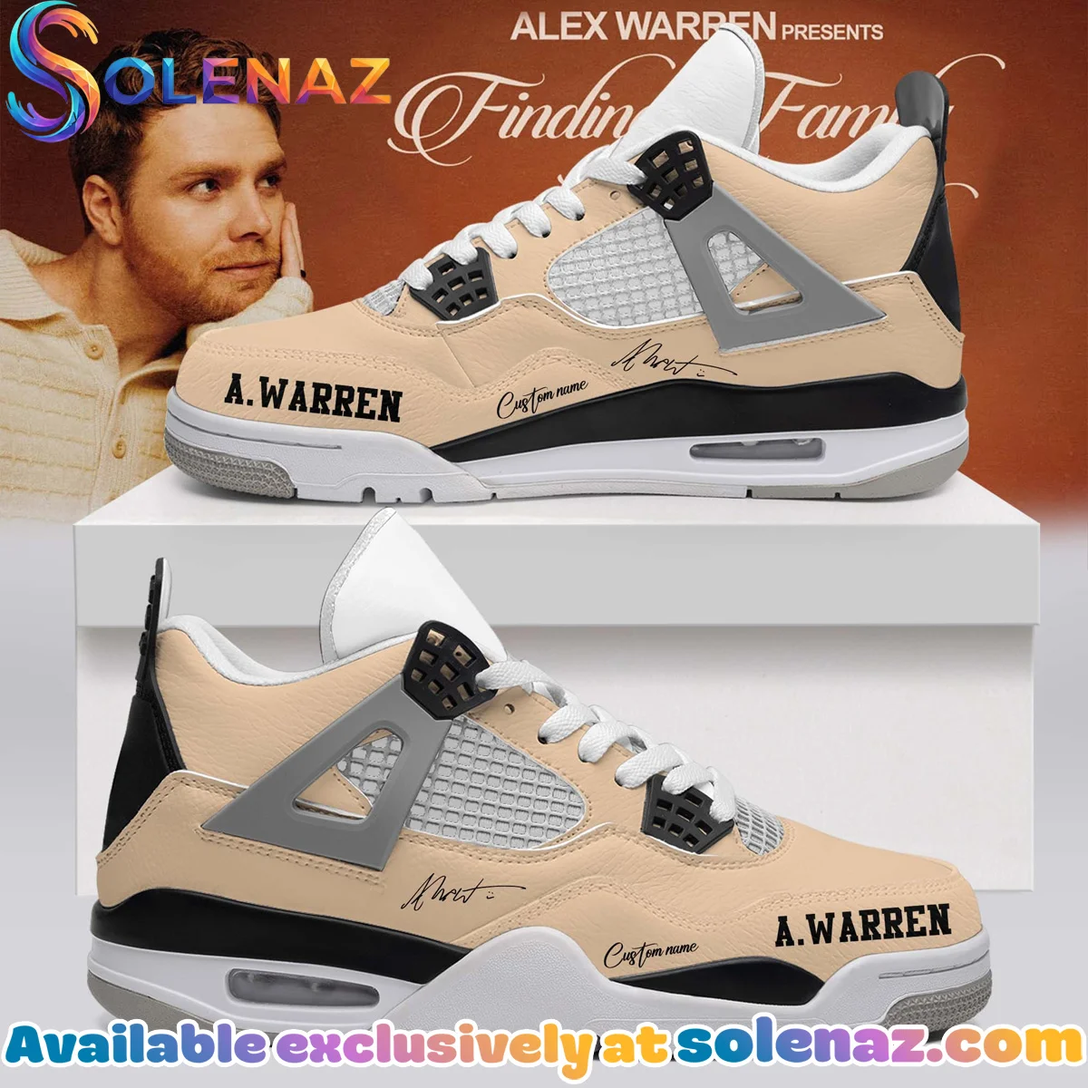 Alex Warren Little Orphan Alex Custom Air Force 1 & Jordan 1 Shoes [Batch 6]