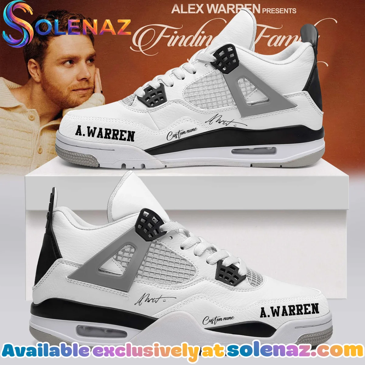Alex Warren Little Orphan Alex Custom Air Force 1 & Jordan 1 Shoes - Part 9