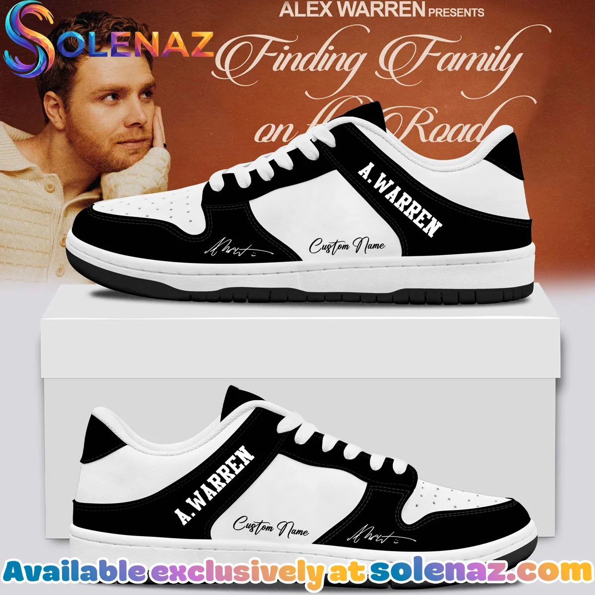 Alex Warren Little Orphan Alex Custom Air Force 1 & Jordan 1 Shoes (Design 15)