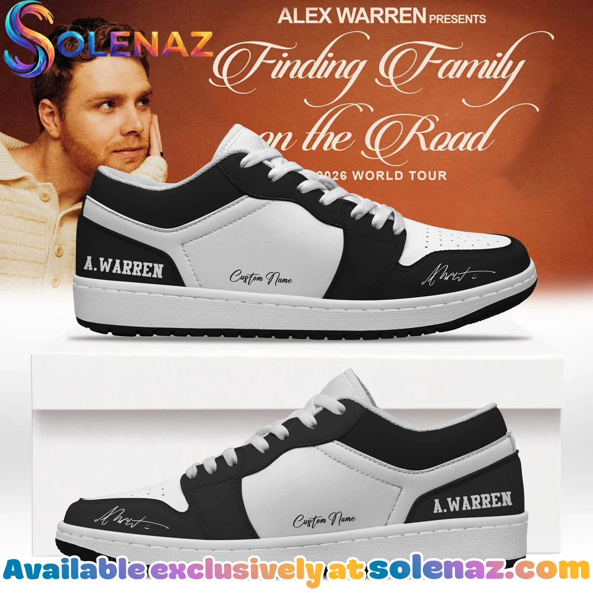 Alex Warren Little Orphan Alex Custom Air Force 1 & Jordan 1 Shoes (Release 18)