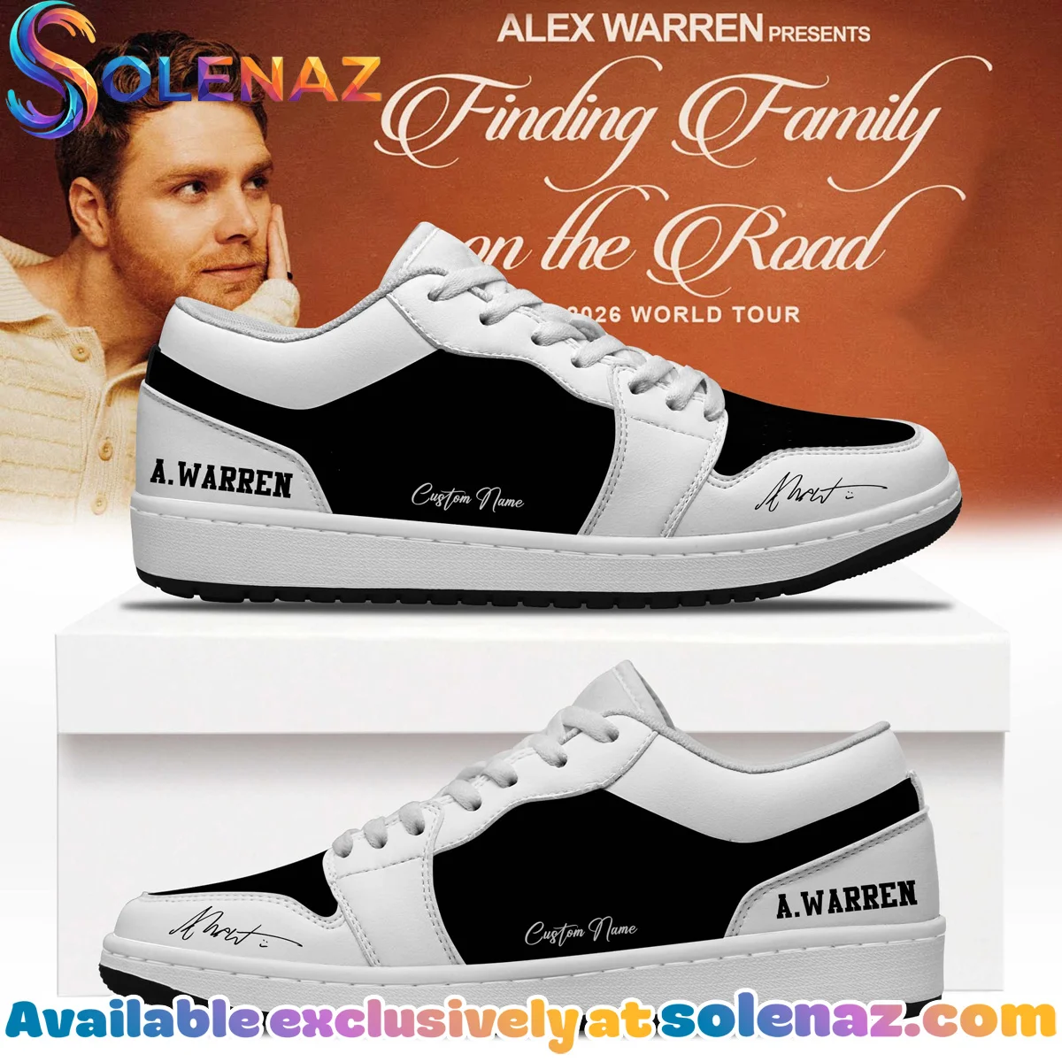 Alex Warren Little Orphan Alex Custom Air Force 1 & Jordan 1 Shoes - Variant 20