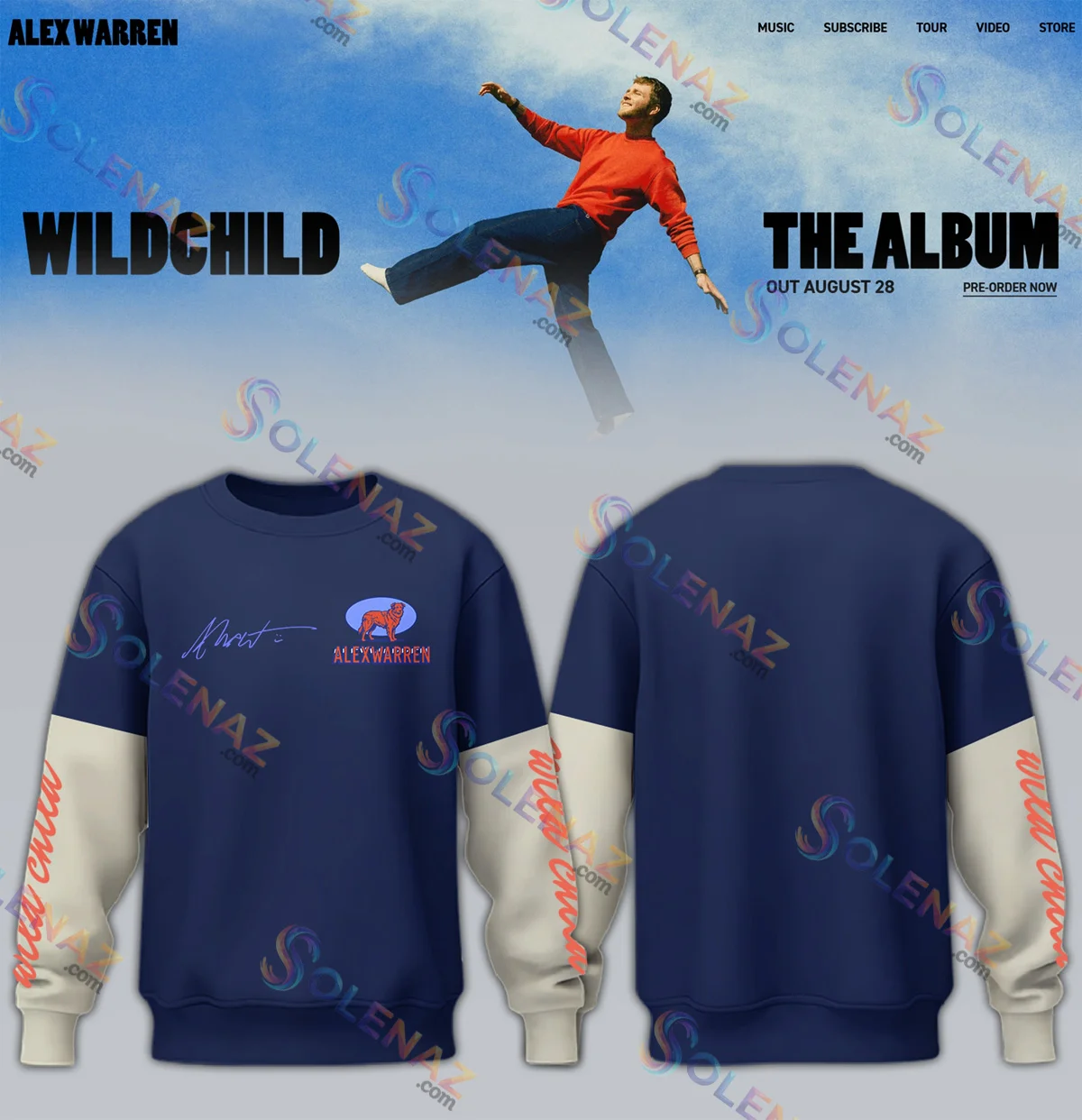 Alex Warren Little Orphan Alex Tour T-Shirt & Hoodie - Variant 12