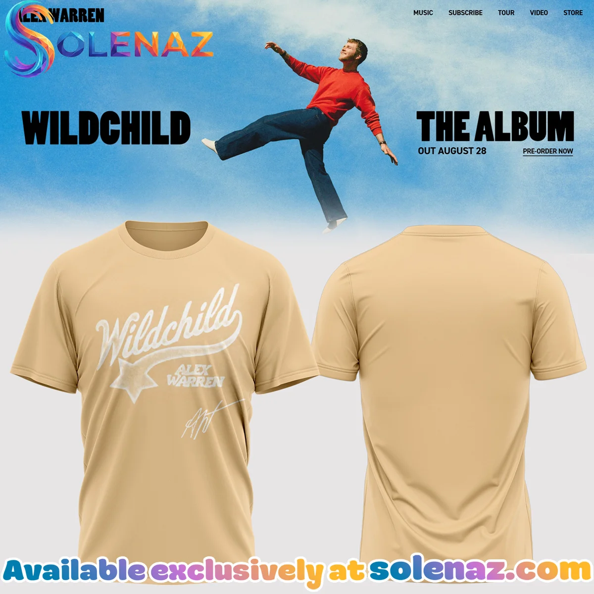 Alex Warren Little Orphan Alex Tour T-Shirt & Hoodie - Part 15