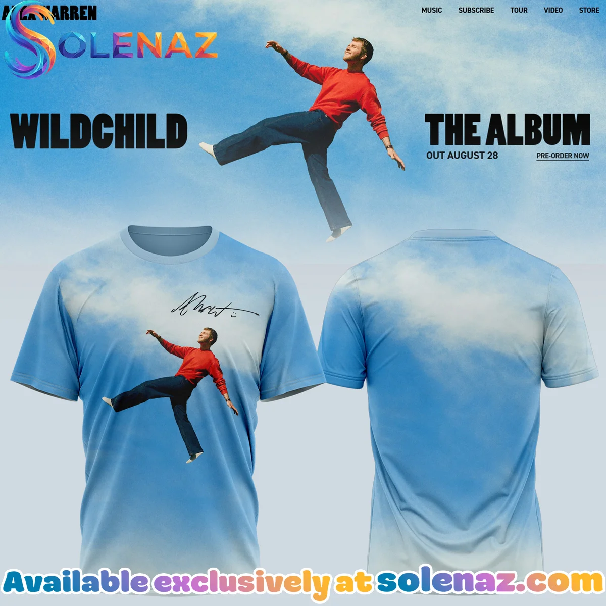 Alex Warren Little Orphan Alex Tour Shirt & Hoodie - Part 14