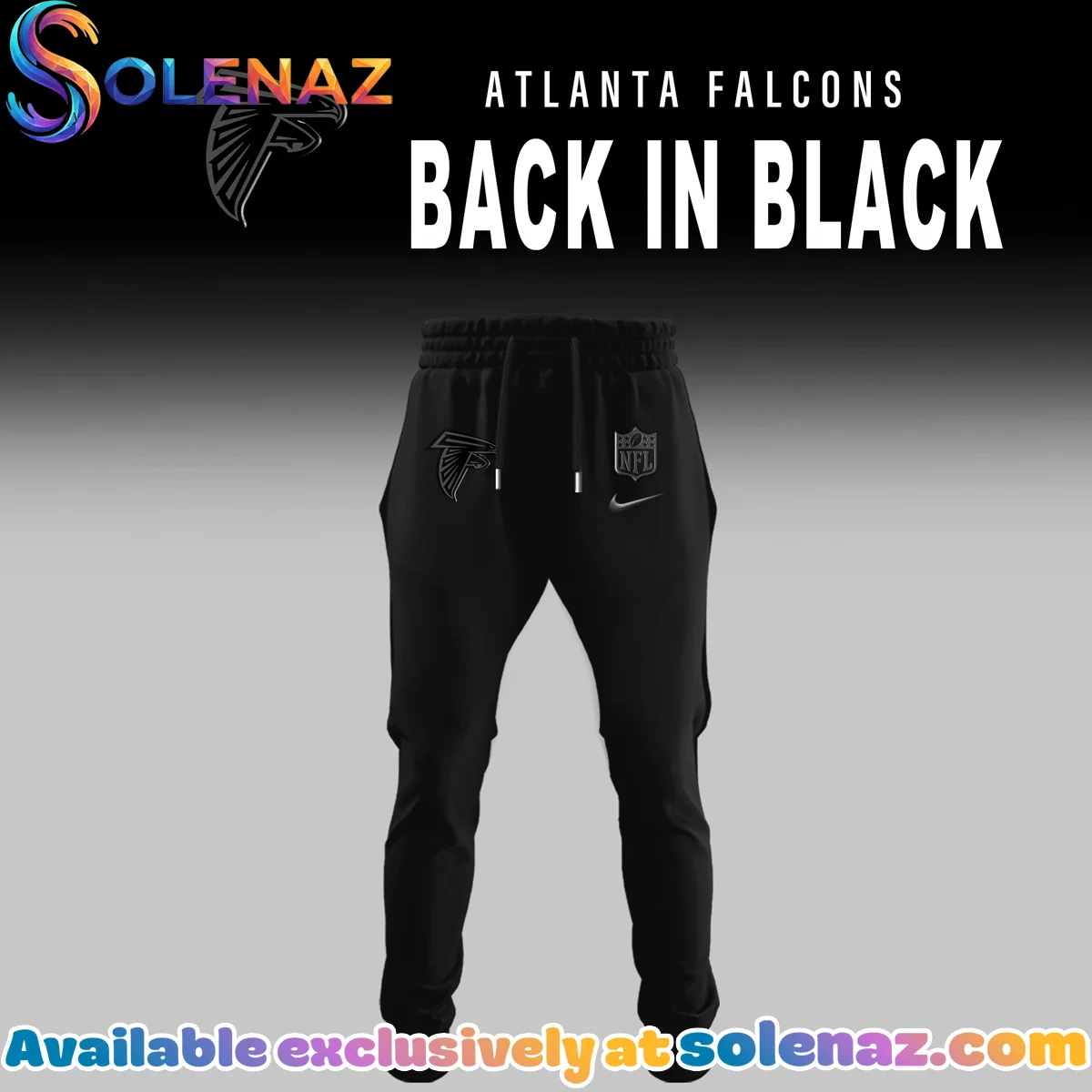 Atlanta Falcons Back In Black T-Shirt & Hoodie (Design 1) Atlanta Falcons Back In Black T-Shirt & Hoodie (Design 1)