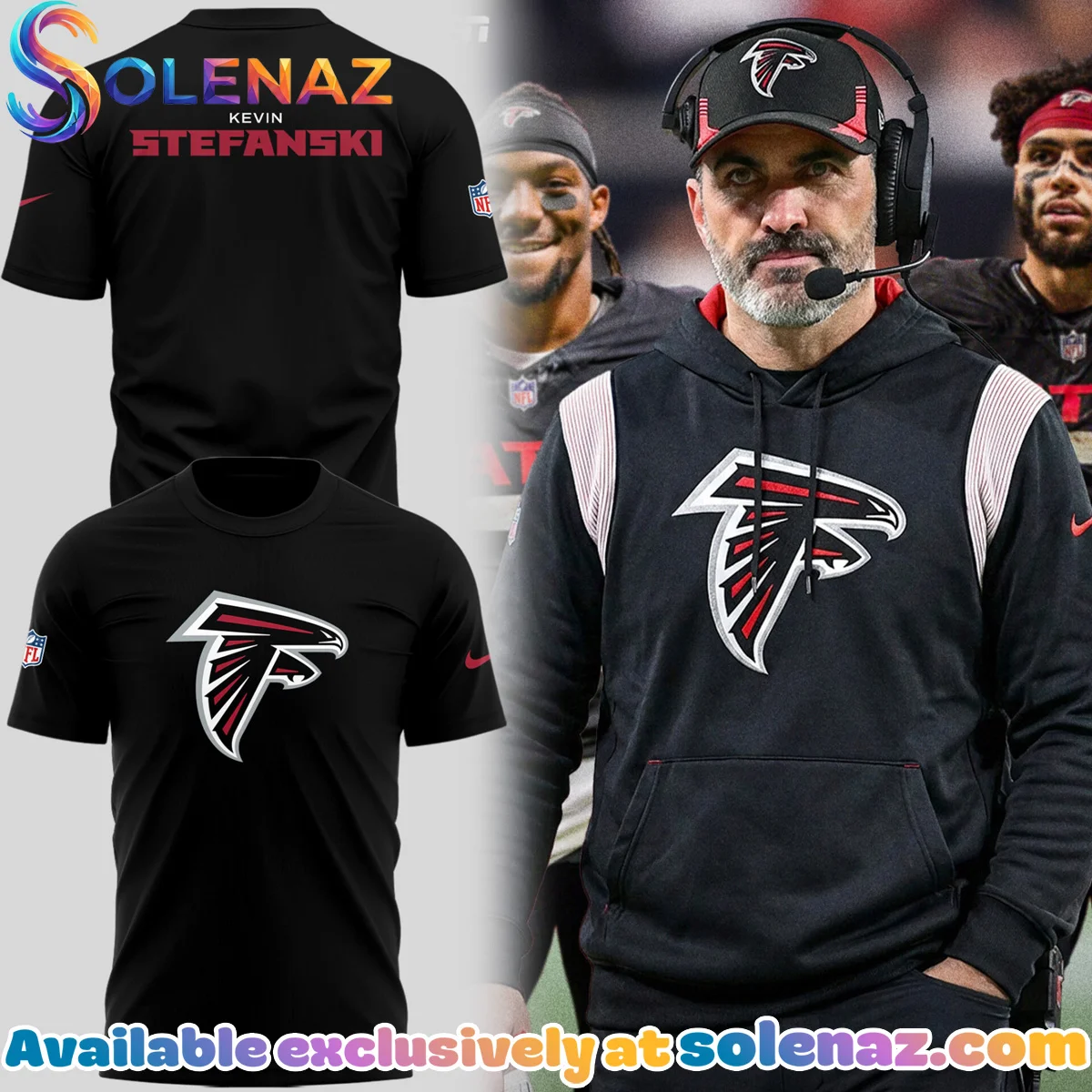Atlanta Falcons Kevin Stefanski T-Shirt & Hoodie (Design 6)