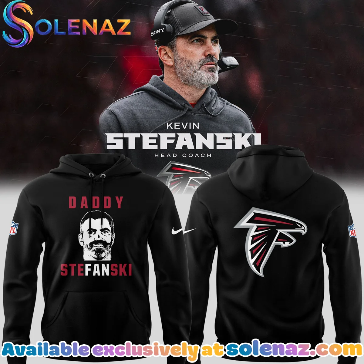 Atlanta Falcons Kevin Stefanski Shirt & Hoodie [Drop 2]