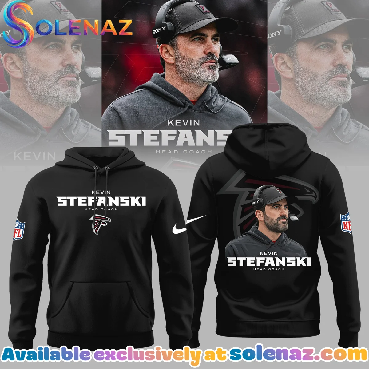 Atlanta Falcons Kevin Stefanski Shirt & Hoodie - Part 3