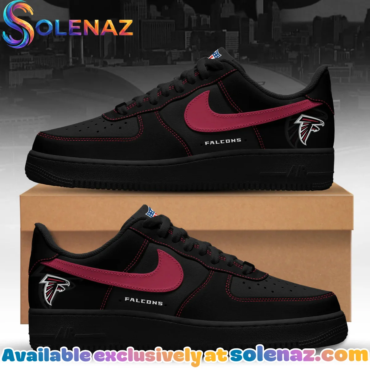 Atlanta Falcons Custom Air Force 1 & Jordan 1 Shoes - Series 4