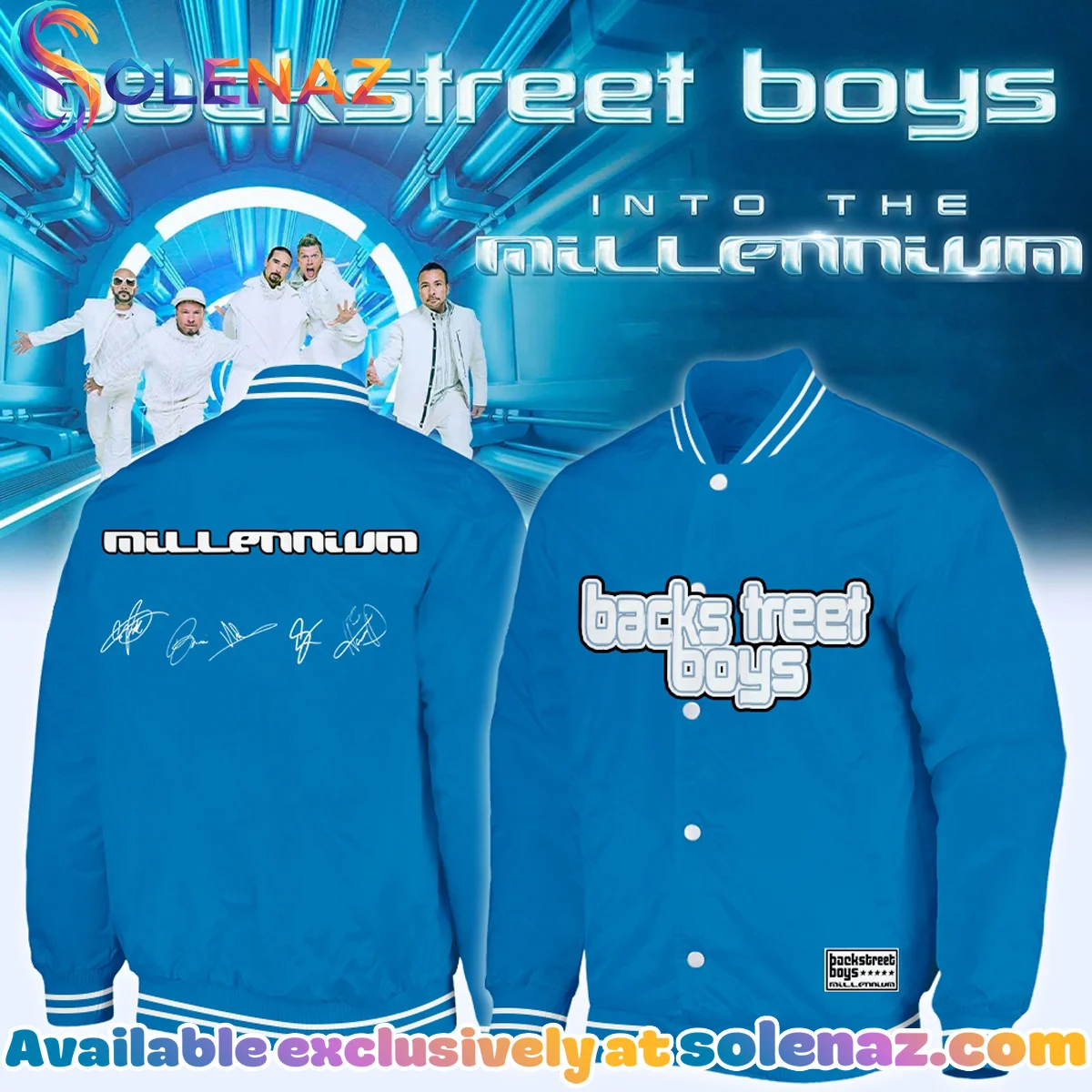 Backstreet Boys Into The Millennium Signature Bomber Jacket - Variant 12