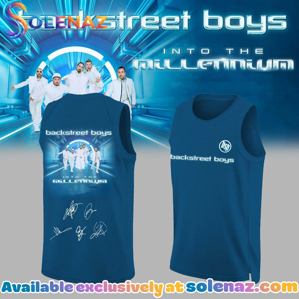 Backstreet Boys Into The Millennium Signature Jersey (Design 6)