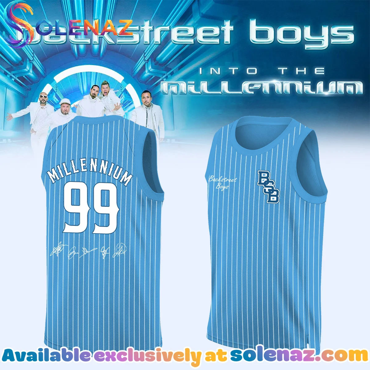 Backstreet Boys Into The Millennium Signature Jersey (Design 5)