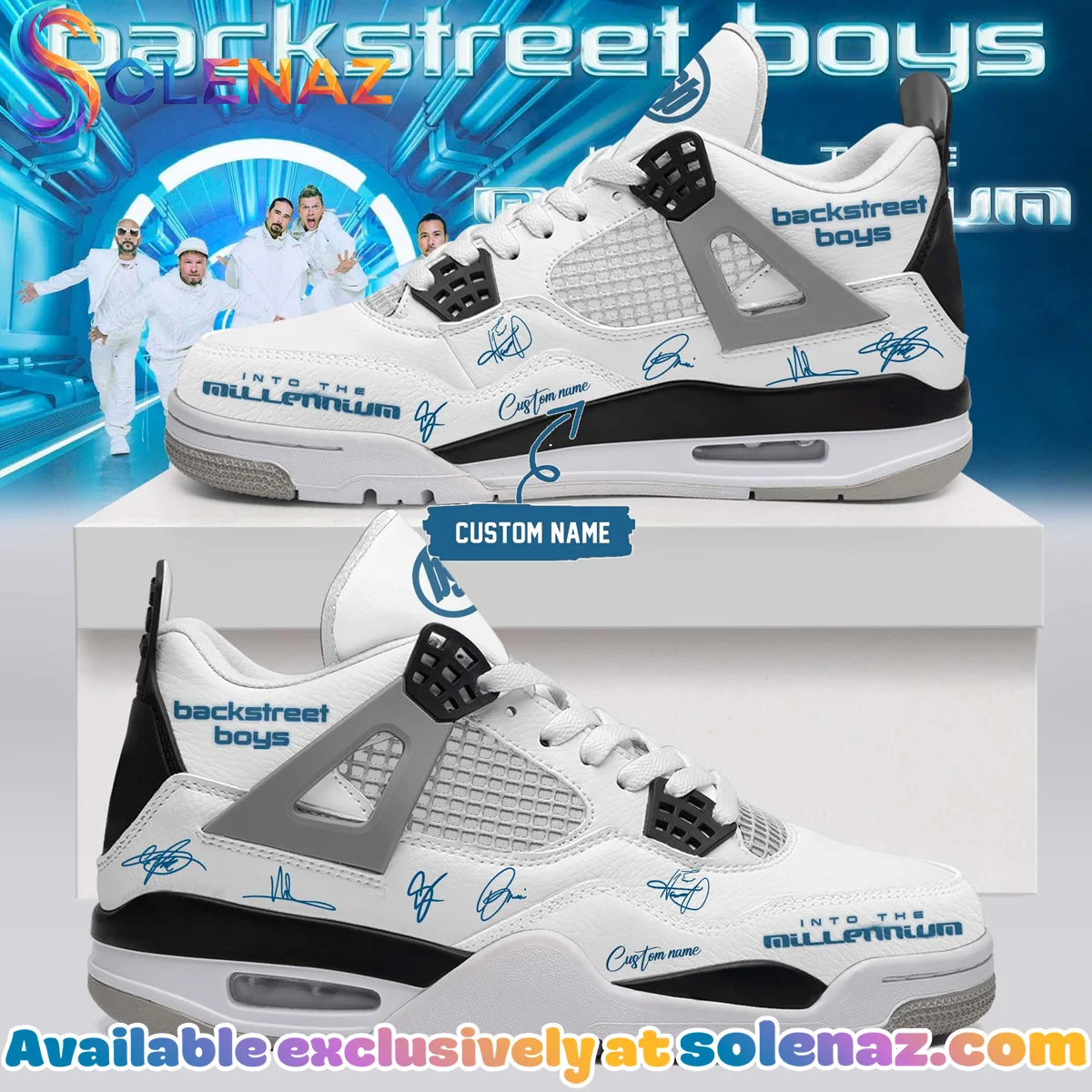 Backstreet Boys Into The Millennium Signature Custom Air Force 1 & Jordan 1 Shoes [Drop 2]