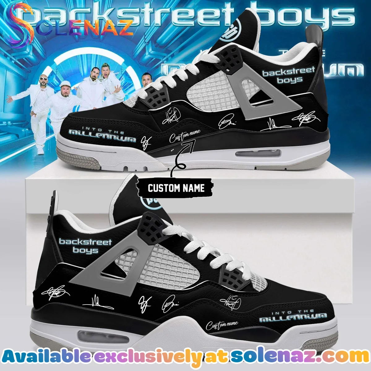 Backstreet Boys Into The Millennium Signature Custom Air Force 1 & Jordan 1 Shoes - Variant 4