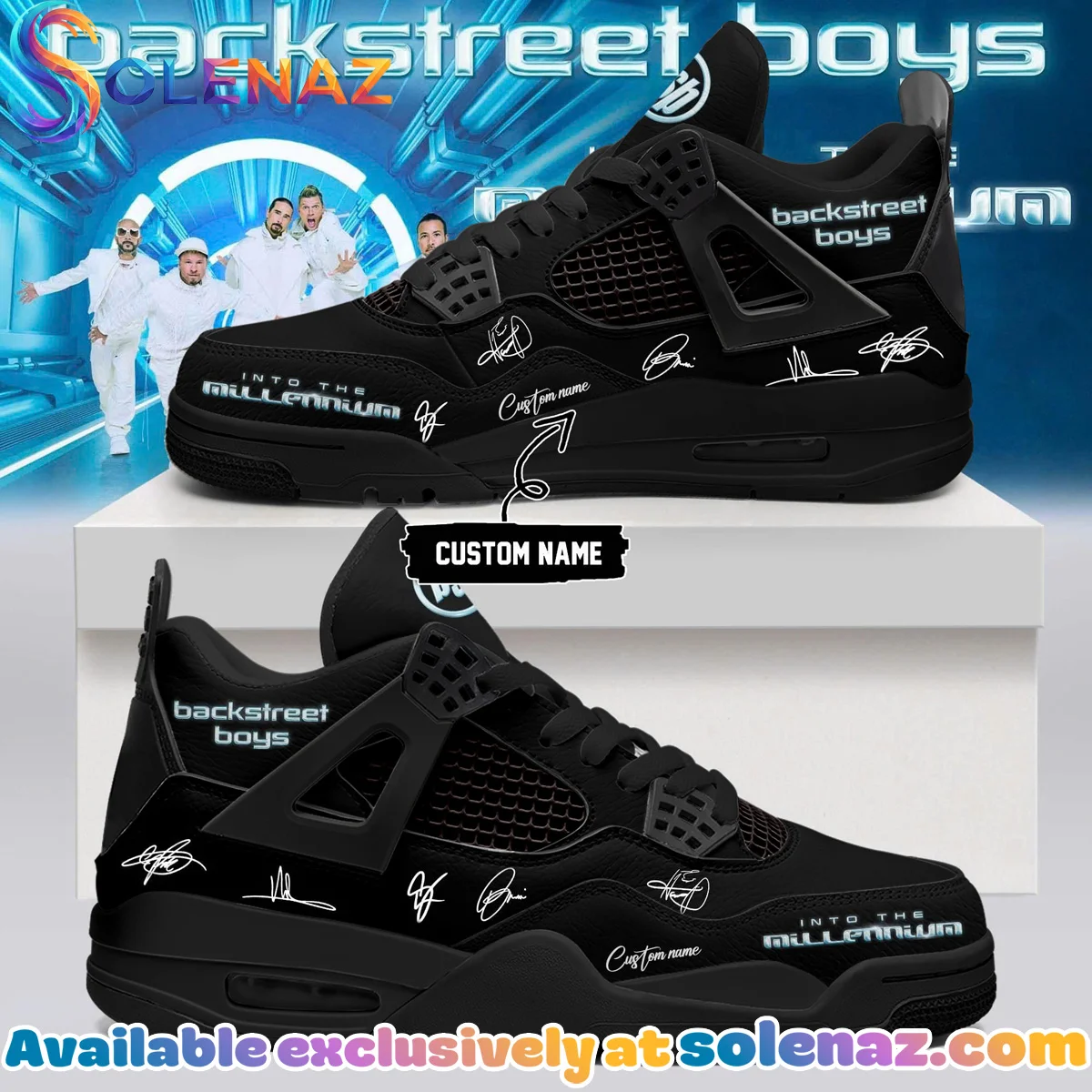 Backstreet Boys Into The Millennium Signature Custom Air Force 1 & Jordan 1 Shoes (Release 5)