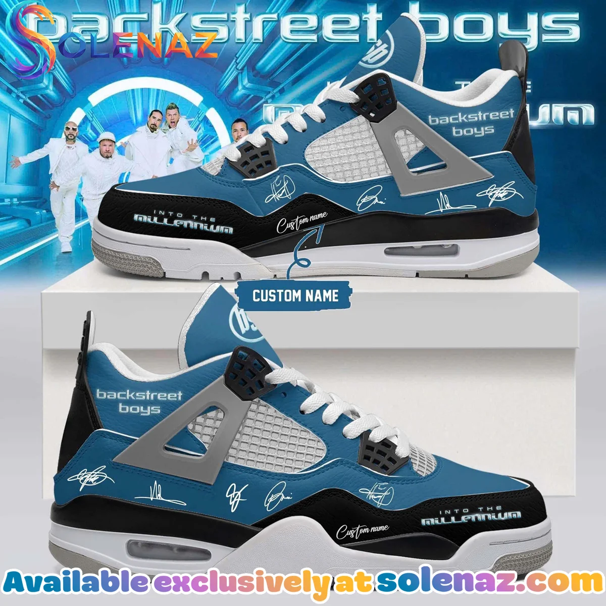 Backstreet Boys Into The Millennium Signature Custom Air Force 1 & Jordan 1 Shoes [Drop 1]