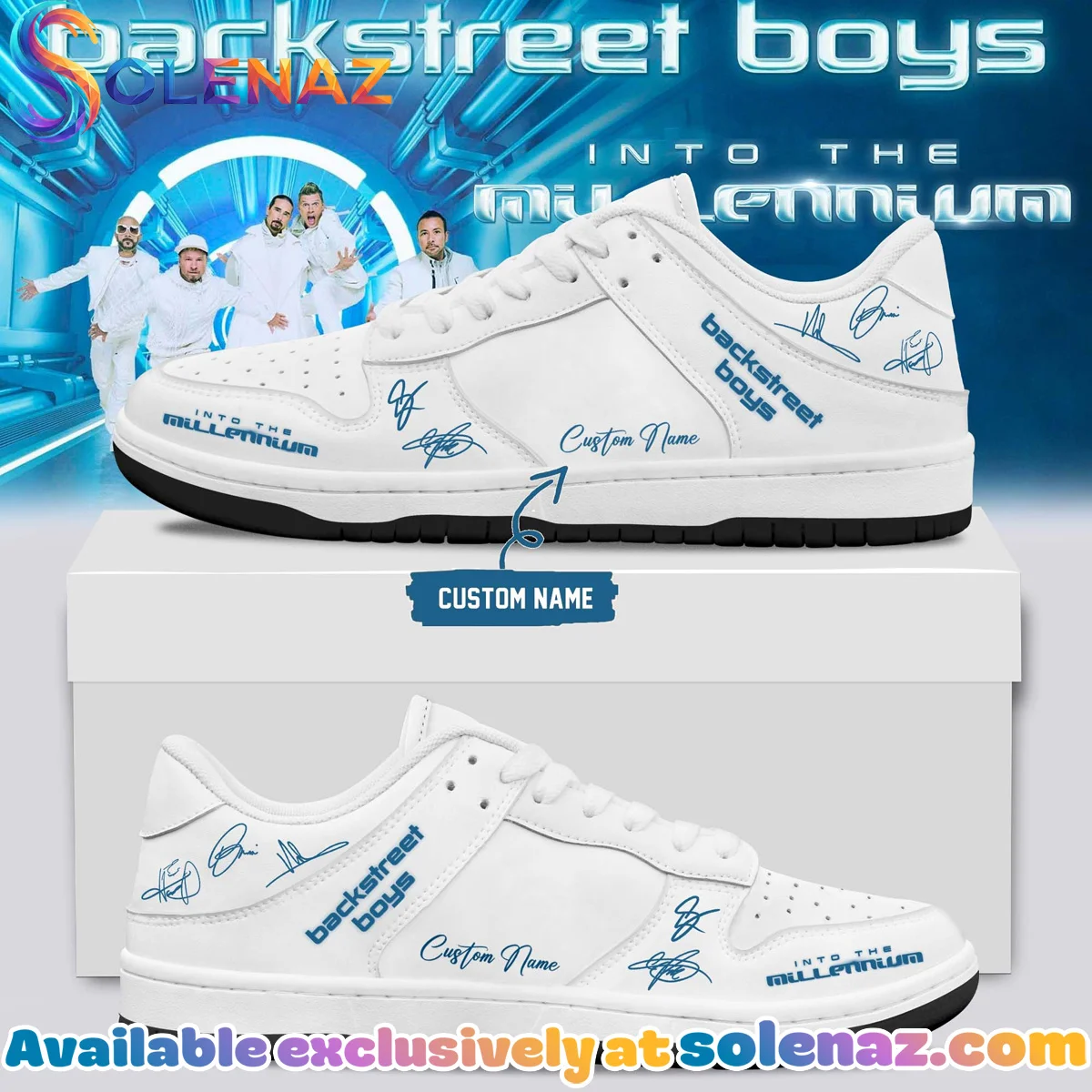 Backstreet Boys Into The Millennium Signature Custom Air Force 1 & Jordan 1 Shoes - Variant 7