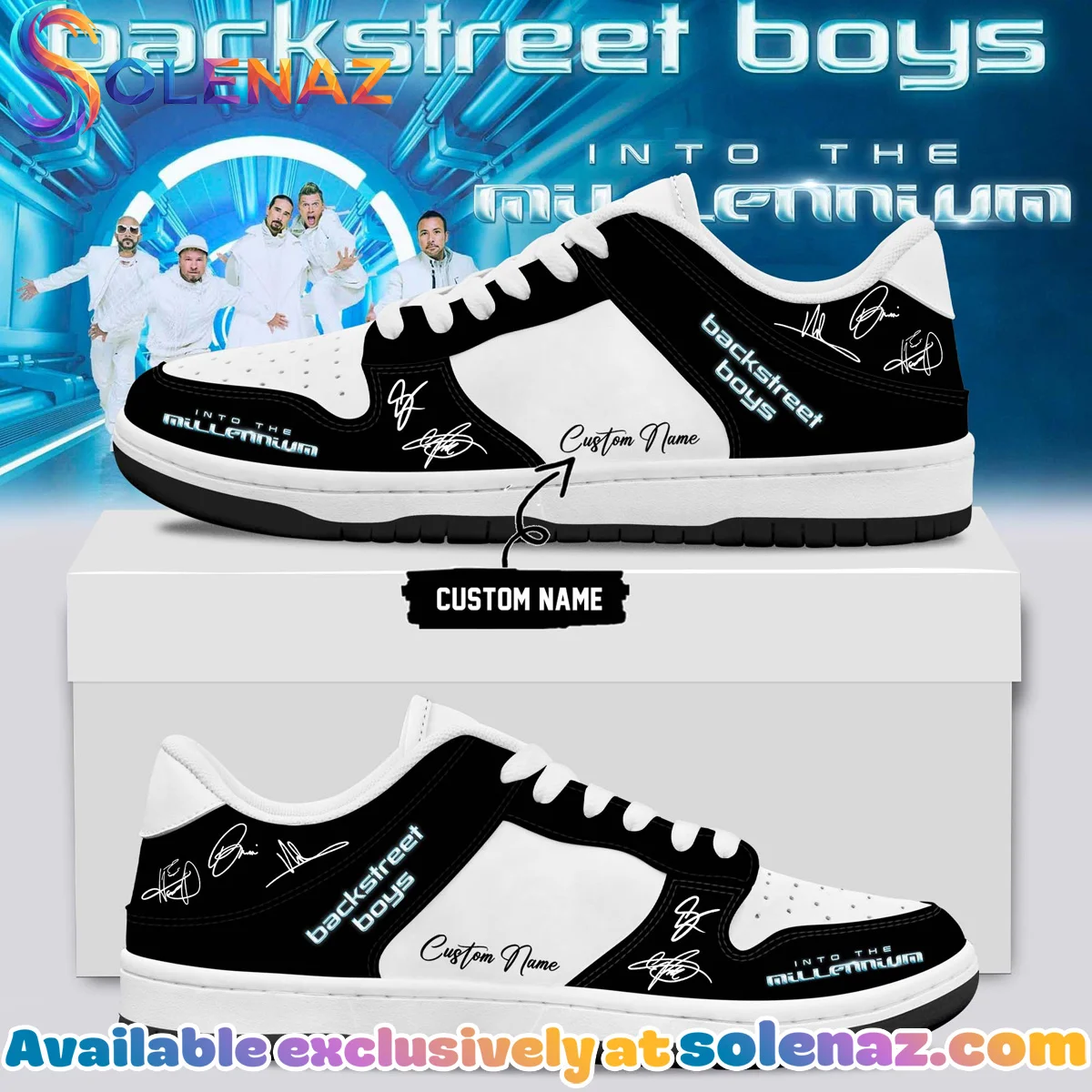 Backstreet Boys Into The Millennium Signature Custom Air Force 1 & Jordan 1 Shoes - Part 8