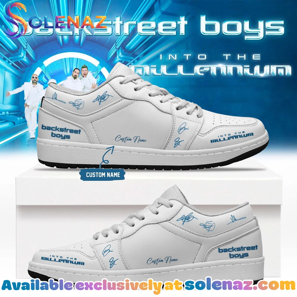 Backstreet Boys Into The Millennium Signature Custom Air Force 1 & Jordan 1 Shoes - Variant 10