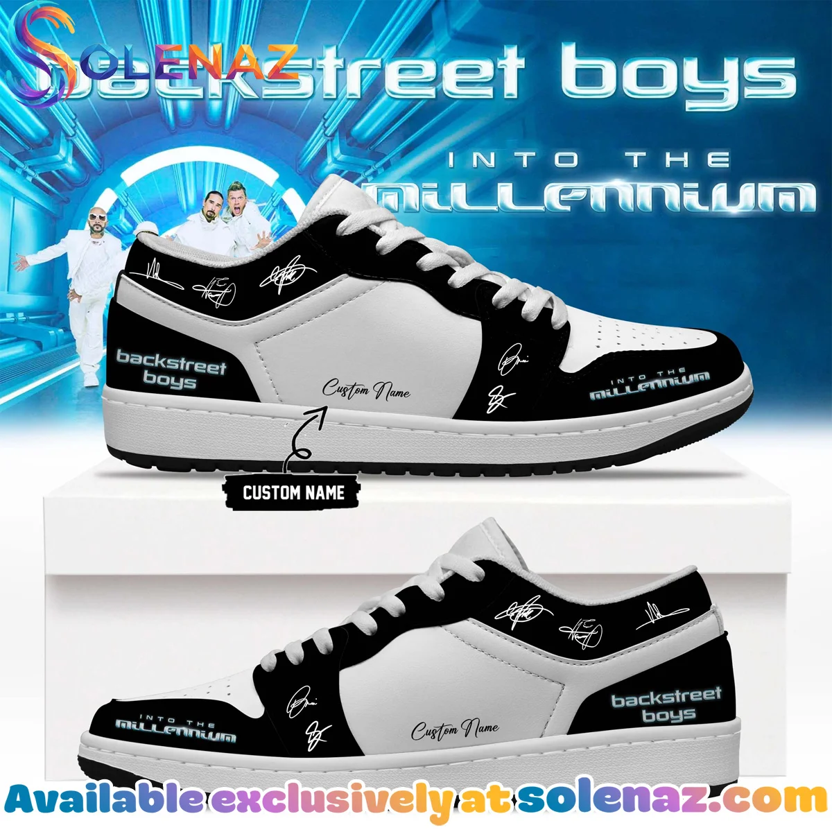 Backstreet Boys Into The Millennium Signature Custom Air Force 1 & Jordan 1 Shoes - Part 11