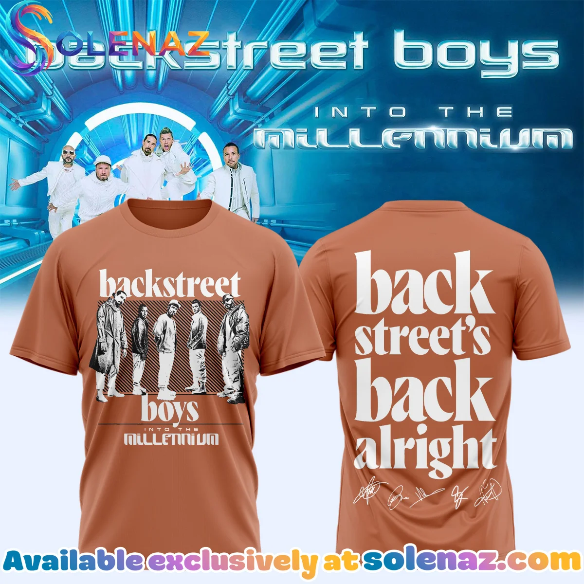 Backstreet Boys Into The Millennium Signature T-Shirt & Hoodie - Series 17