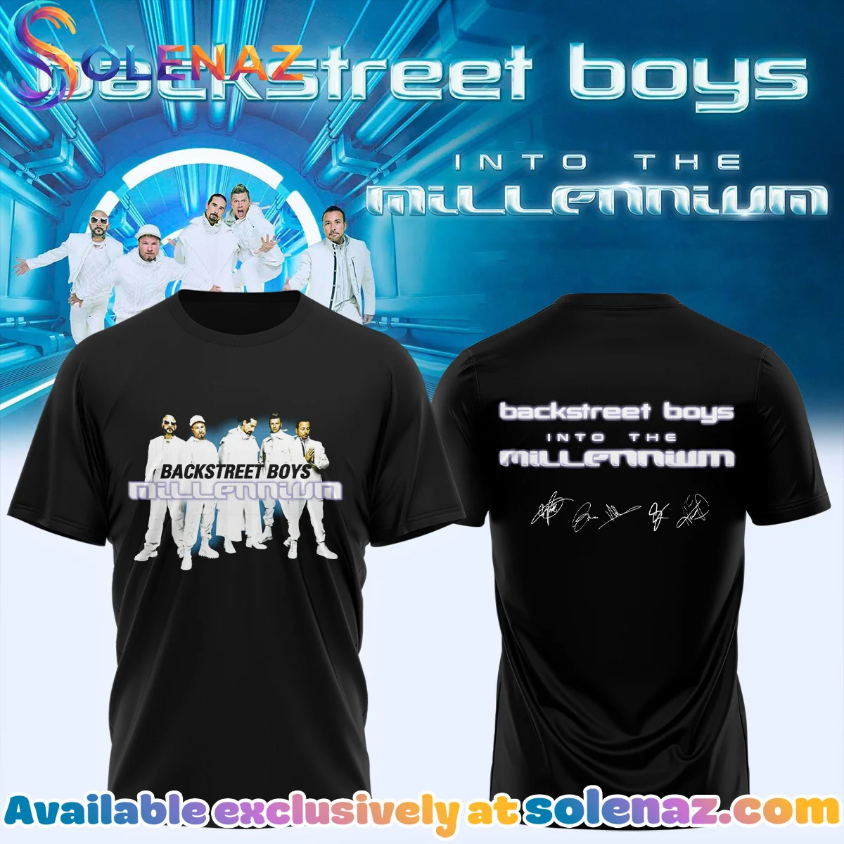 Backstreet Boys Into The Millennium Signature T-Shirt & Hoodie - Variant 19