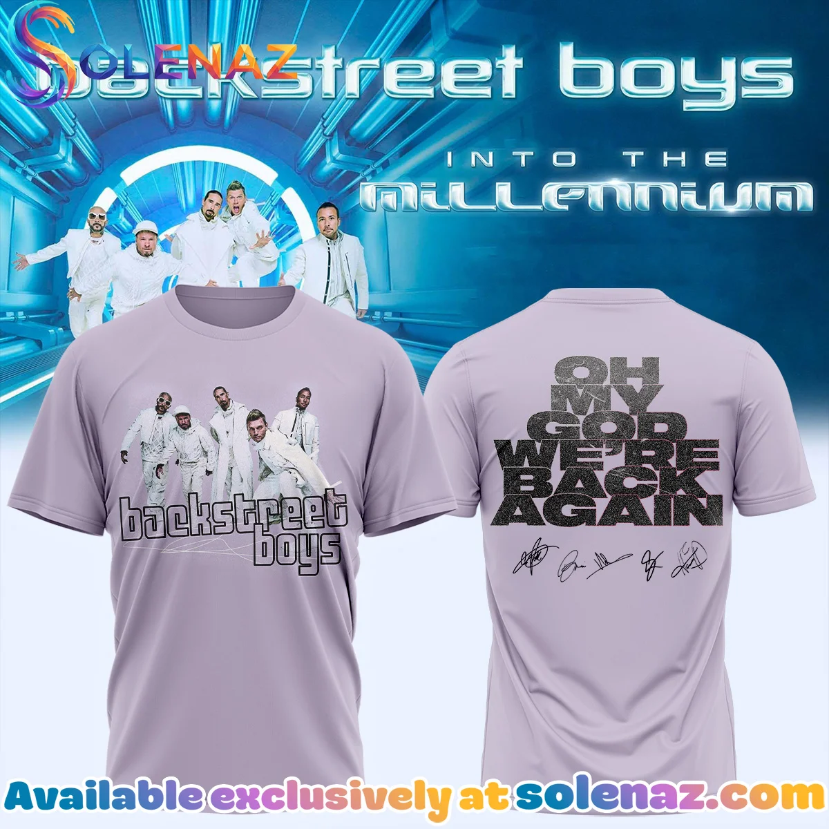 Backstreet Boys Into The Millennium Signature T-Shirt & Hoodie (Style 13)
