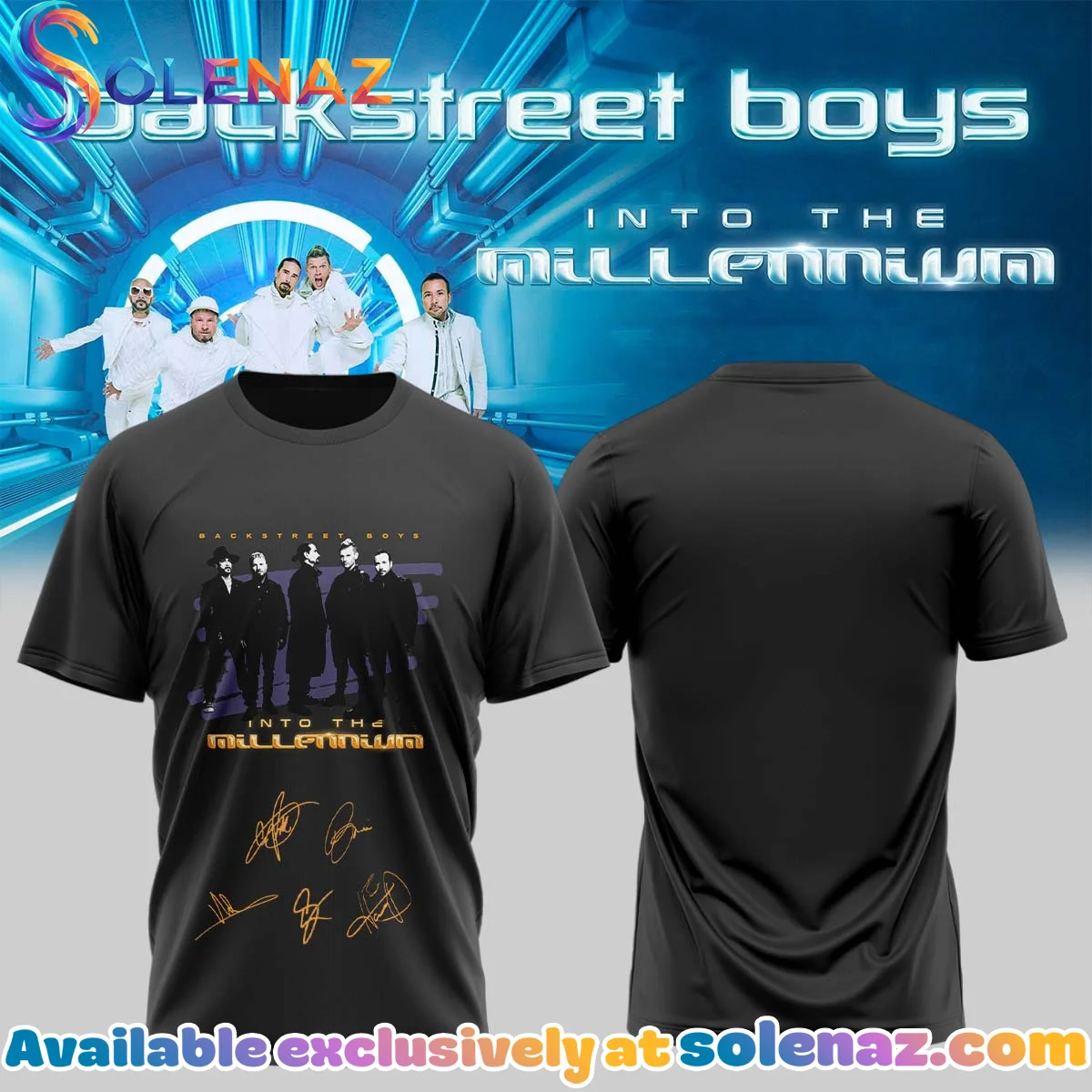 Backstreet Boys Into The Millennium Signature T-Shirt & Hoodie - Variant 11