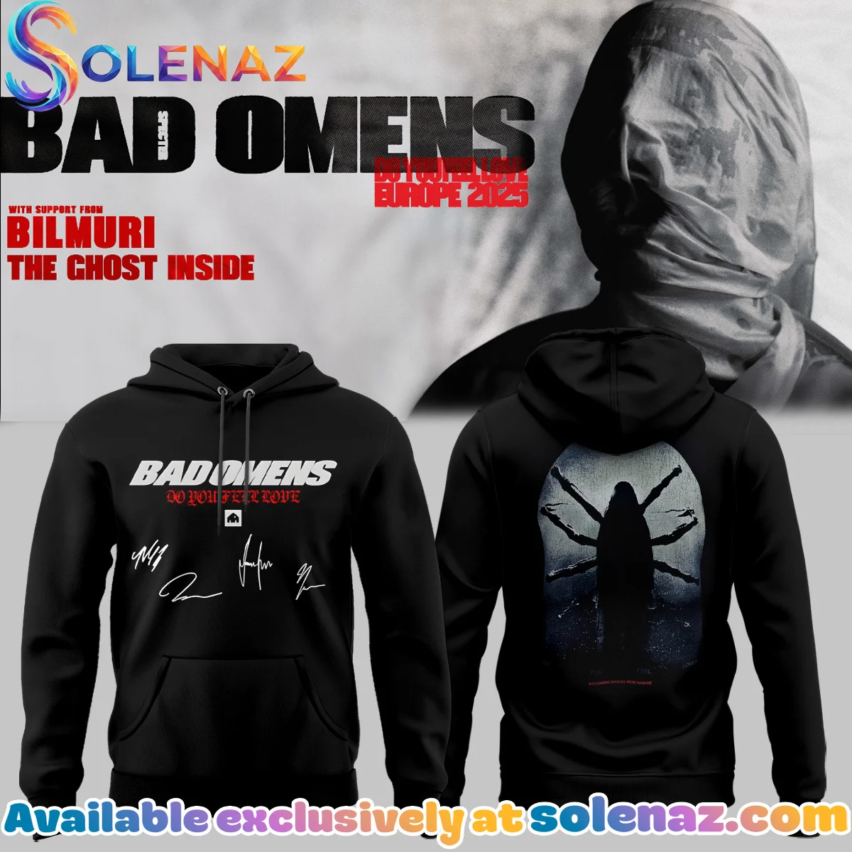Bad Omens Do You Feel Love Tour T-Shirt & Hoodie (Style 1)