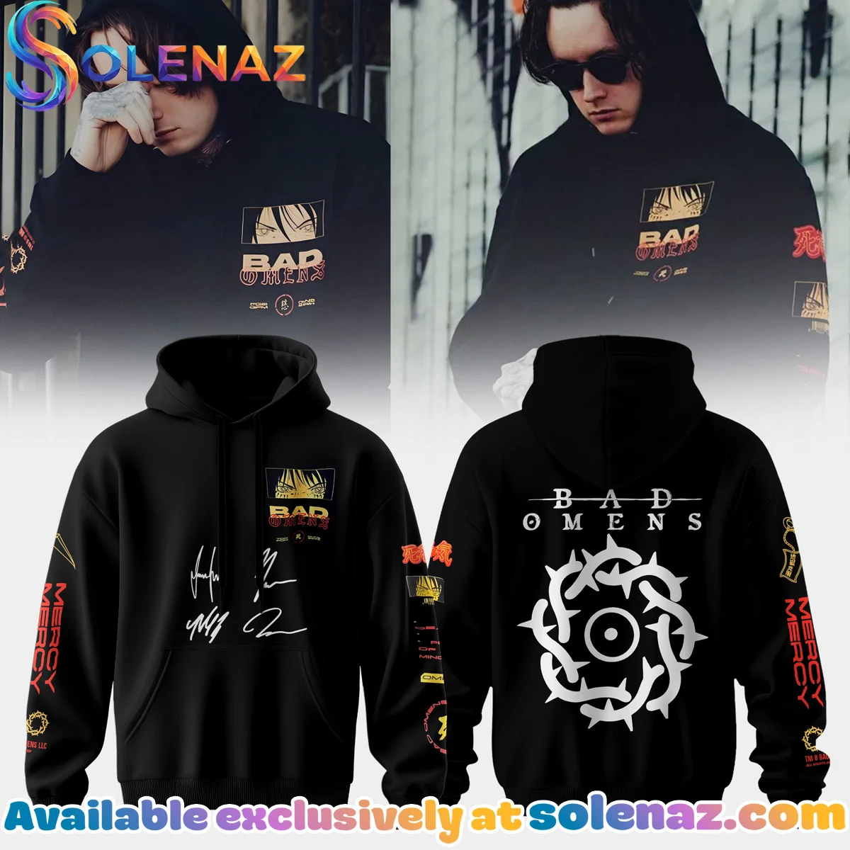 Bad Omens Do You Feel Love Tour Shirt & Hoodie (Design 8)