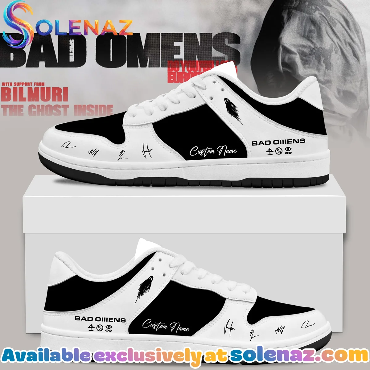 Bad Omens Do You Feel Love Tour Custom Air Force 1 & Jordan 1 Shoes [Batch 5]