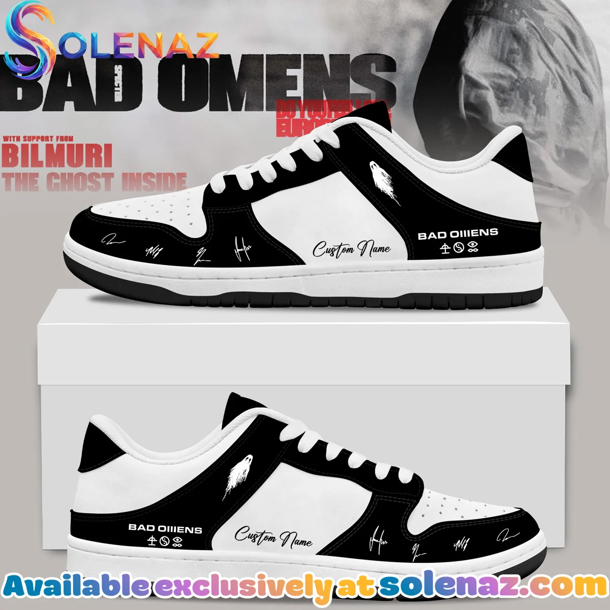 Bad Omens Do You Feel Love Tour Custom Air Force 1 & Jordan 1 Shoes [Drop 6]