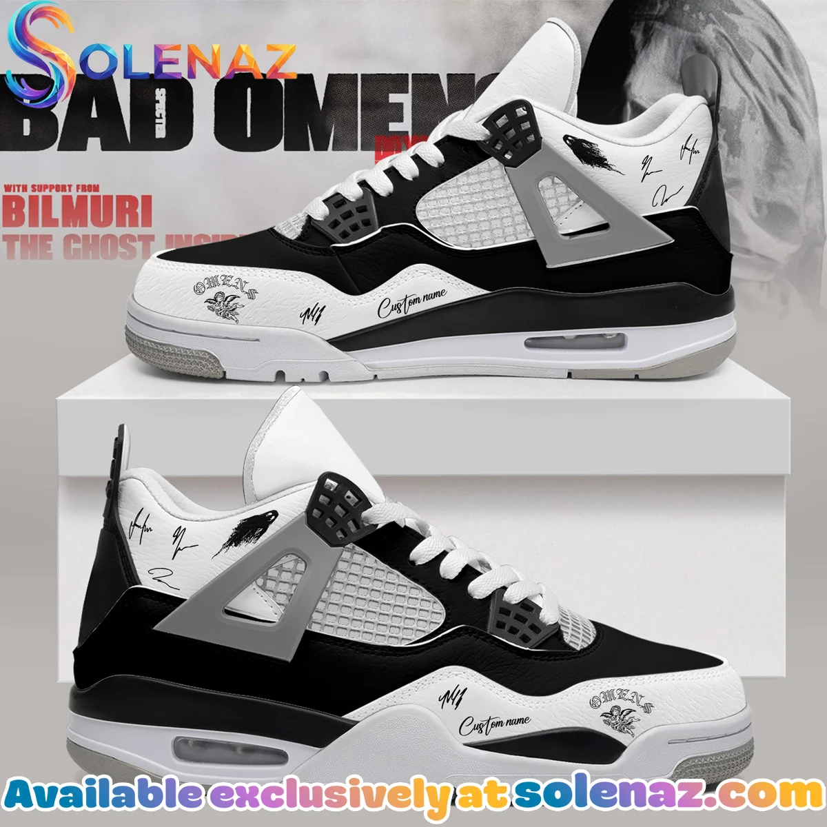 Bad Omens Do You Feel Love Tour Custom Air Force 1 & Jordan 1 Shoes - Series 9