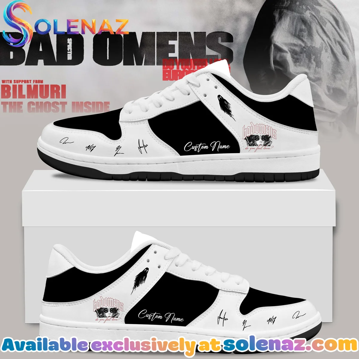 Bad Omens Do You Feel Love Tour Custom Air Force 1 & Jordan 1 Shoes [Drop 23]