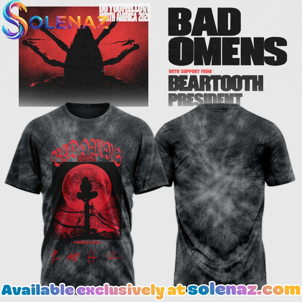 Bad Omens Do You Feel Love Tour T-Shirt & Hoodie - Series 19